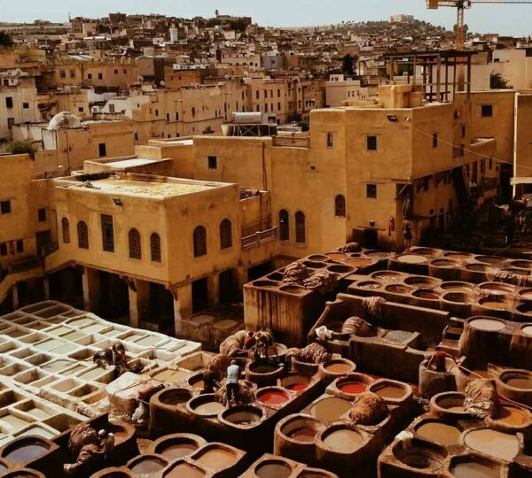 Artisan at work in Fez souk – Morocco guided tours